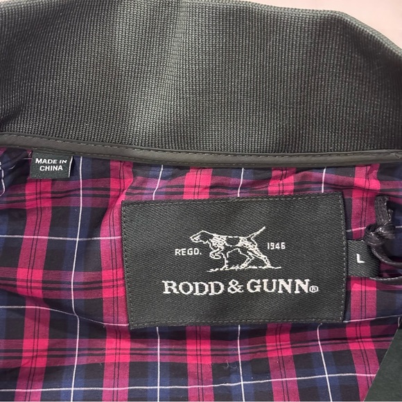 NWT Rodd & Gunn Men’s Milford Vest Quilted Plaid Lined Forest Green Large - Picture 6 of 13